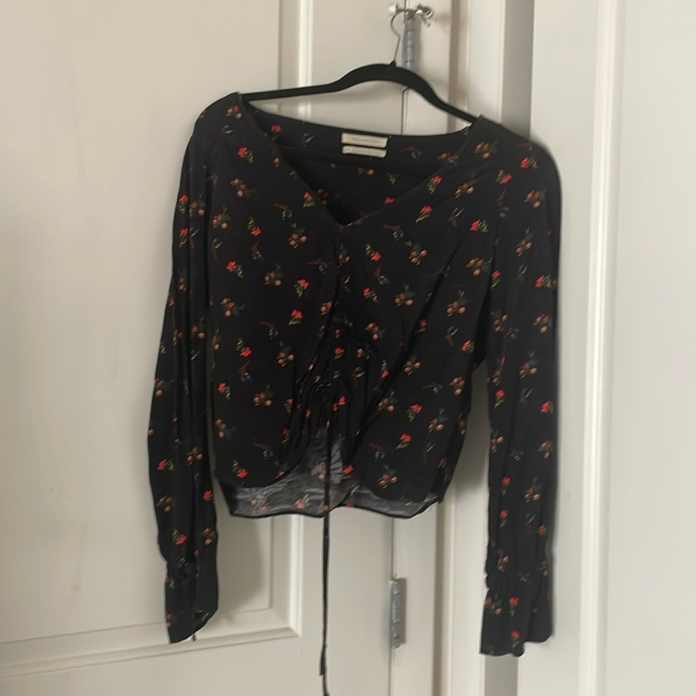 Urban Outfitters floral long sleeve top